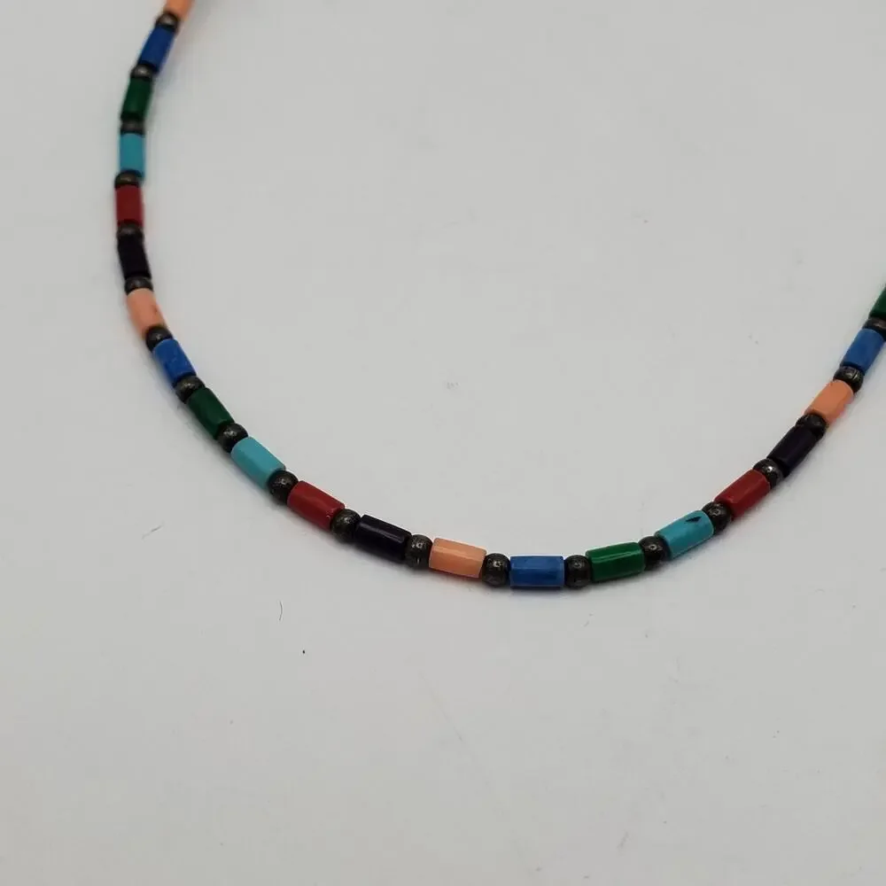 Silpada Pride Multi-colored Beaded Sterling Silver 9.25